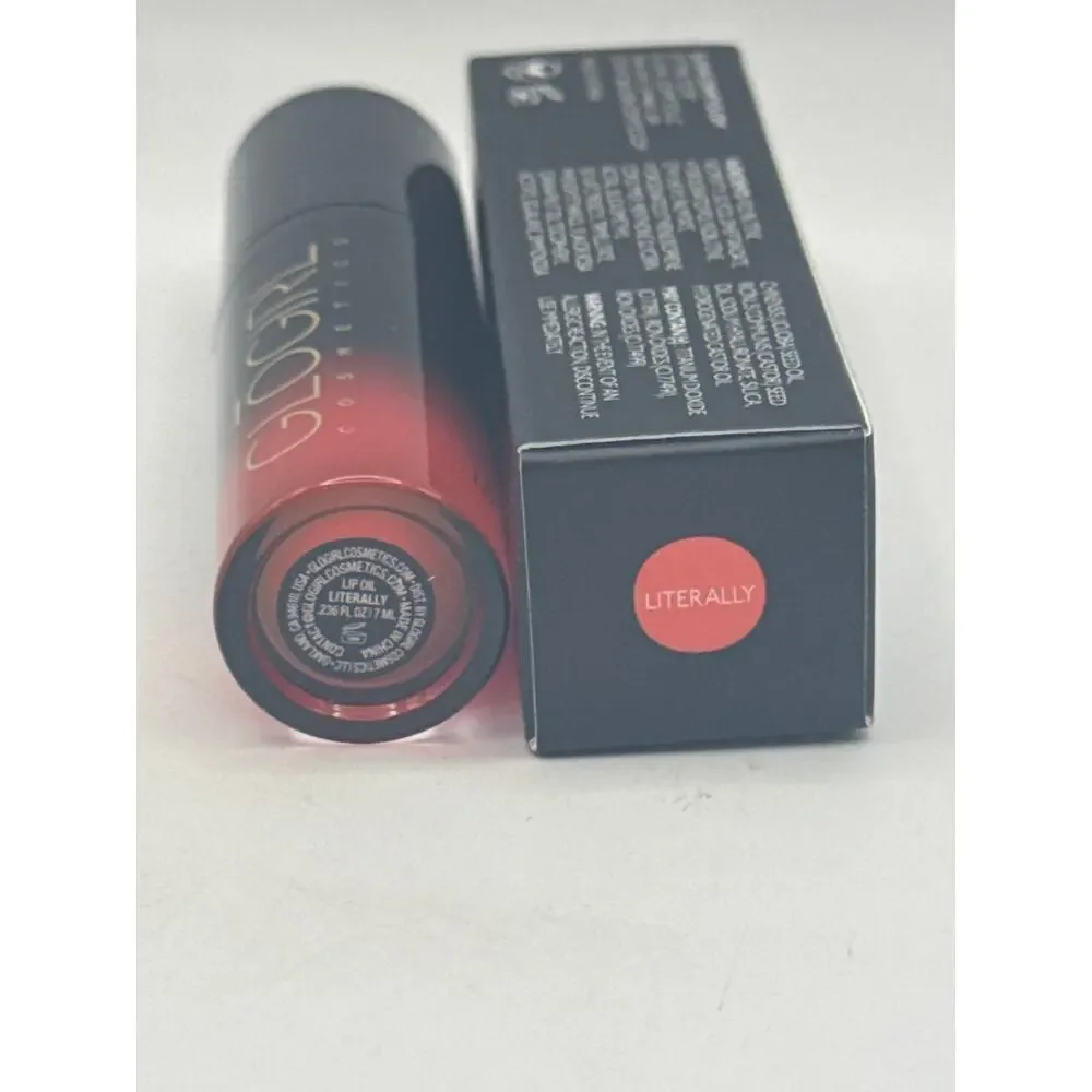 GLOGIRL COSMETICS‎ Lip Oil in Literally (rose pink) BNIB
